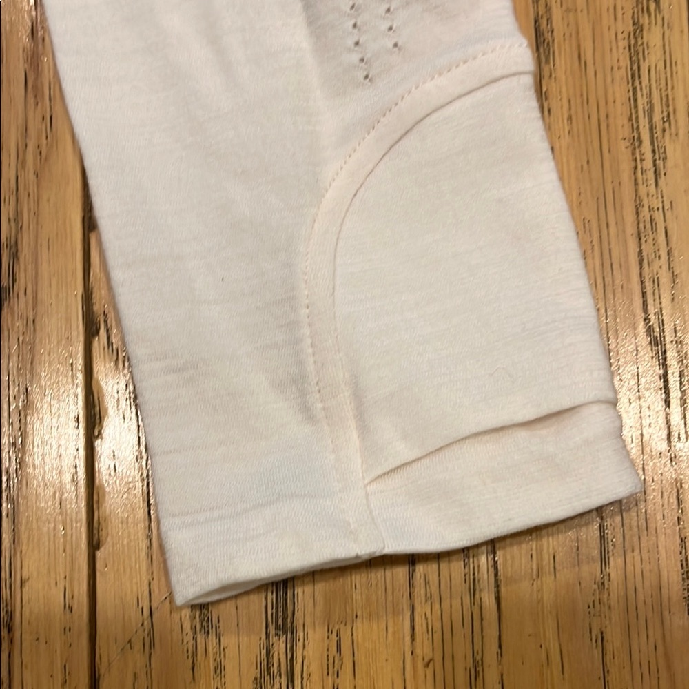 Athleta White Fitted Long Sleeve Tee - Picture 5 of 9